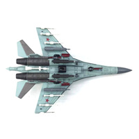 Maquette de Simulation d'Avion de Chasse Russe Su-35 en Alliage à Super Échelle