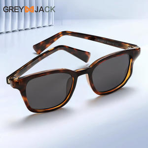 แว่นกันแดดเกรย์แจ็ค Kg2553 ลายเสือดาว กรอบโลหะ เลนส์ Tac Uv400 ป้องกันแสงแดดสำหรับทุกเพศ - Product Image 1