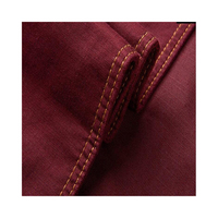 Tissu pour pantalon de travail décontracté en sergé 100% coton 240 g/m² 120*60/21*16