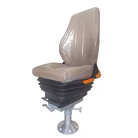 Siège capitaine en acier et PVC pour bateaux Chaise marine sans socle de suspension certifié par le seau CCS Racing