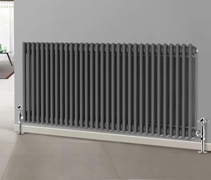 Bộ Tản Nhiệt Cột Truyền Thống, Bộ Tản Nhiệt Thiết Kế Ngang Làm Nóng Trung Tâm Với Ba Cột Màu Trắng - Product Image 3