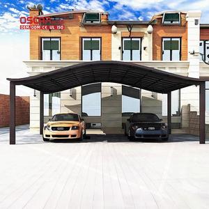 Abri de voiture en aluminium pour l'extérieur – Système de protection métallique résistant aux intempéries, idéal pour allées et jardins - Product Image 1