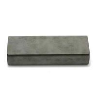 Nouveauté - Étui rigide pour lunettes en cuir, couleur unie, boîte de rangement portable pour lunettes, pour un usage quotidien, vente en gros d'étuis pour lunettes de lecture