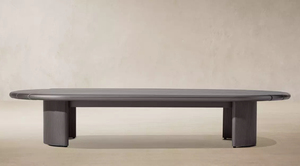 Table basse d'extérieur en aluminium T6 antirouille et corde tressée à la main, design linéaire contemporain pour terrasse et balcon toutes saisons - Product Image 4