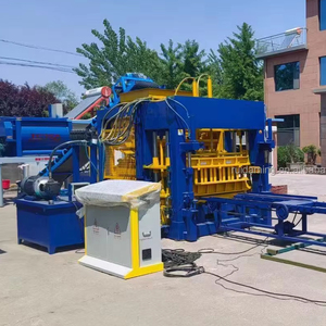 QT10-15 hoàn toàn tự động thủy lực máy móc lớn khuôn tùy chỉnh <span class=keywords><strong>b</strong></span>ê tông Máy làm gạch khối rỗng động cơ <span class=keywords><strong>b</strong></span>ơm PLC - Product Image 1