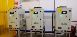 Pendingin Air Kualitas Terbaik 1hp R134a Refrigeran 3kw Pendingin Air Mini Berpendingin Udara Dikemas