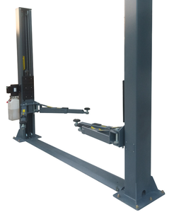 Lève-voiture hydraulique à 2 colonnes <span class=keywords><strong>pour</strong></span> <span class=keywords><strong>garage</strong></span>, <span class=keywords><strong>pont</strong></span> inférieur avec portique supérieur synchronisé par câbles en acier - Product Image 4
