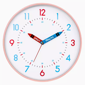 Relojes de enseñanza <span class=keywords><strong>para</strong></span> niños, <span class=keywords><strong>reloj</strong></span> de pared <span class=keywords><strong>para</strong></span> <span class=keywords><strong>aprender</strong></span> a decir <span class=keywords><strong>la</strong></span> <span class=keywords><strong>hora</strong></span>, <span class=keywords><strong>reloj</strong></span> de pared colorido <span class=keywords><strong>para</strong></span> niños, <span class=keywords><strong>reloj</strong></span> de pared educativo silencioso de plástico de 10 pulgadas - Product Image 6