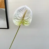 Kunststof kunstbloemen Anthurium bruiloftszaal decoratie huisdecoratie nepbloemen palm feest bloemstuk