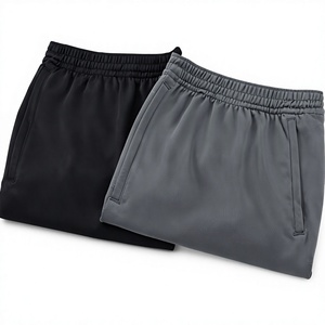 Custom Men's Elastic Waist Straight Leg Sweatpants <b>Polyester</b> Casual Mid Waist Heavyweight <b>Joggers</b> with Custom Logo - Product Image 6
