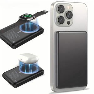 Mới <span class=keywords><strong>2025</strong></span> tốt nhất bán từ ngân hàng điện không dây đổ téléphone 5000mAh không dây từ ngân hàng điện mini xách tay - Product Image 2