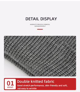 Passamontagna Invernale Caldo all'Ingrosso, Lavorato a Maglia con Ricamo Personalizzato, Copertura Completa del Viso a <span class=keywords><strong>3</strong></span> Fori, Passamontagna da Sci - Product Image 3