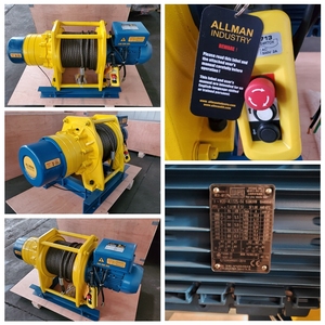 Torno Eléctrico de Cable de Acero de 2 Toneladas, 230V 380V 415V 440V, Multivoltaje, Alta Resistencia, <span class=keywords><strong>ALLMAN</strong></span> - Product Image 5