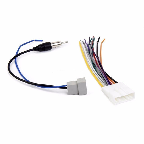 For Car Stereo Radio DVD Wiring Harness Antenna Cable Aftermarket Adapter for nissan