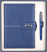 Carnet personnalisé en cuir PU avec papier épais 100 g/m², faible MOQ, pour liste de tâches, planificateur de lecture, coffret cadeau pour l'école et les affaires