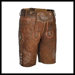 Oktoberfest Bavarian Shorts for Mens and <b>Boys</b> Leather Shorts Distress Leather Traditional <b>German</b> Lederhosen for Oktoberfest 2024 - Product Image 2