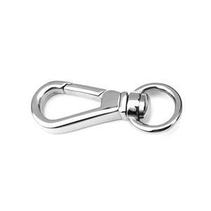 Crochet à ressort pour chien en acier inoxydable 304/316, boucle de 32 mm, argent/or/rose, plaqué nickel poli, sans nickel, écologique, accessoire durable - Product Image 2