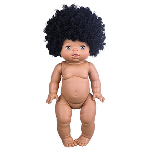 ตุ๊กตาเด็กเกิดใหม่ขนาด 12 นิ้ว ทำจากไวนิล ทรงผมธรรมชาติ สีดำ น่ารัก สมจริง คุณภาพสูง ยืดหยุ่นได้ดี - Product Image 5