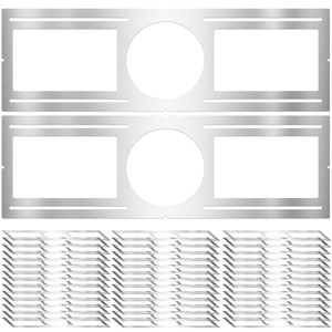 Slim <strong>Light</strong> Kit Triangle <strong>Bracket</strong> 3/6 Inch Round Recessed Square <strong>Ceiling</strong> LED <strong>Light</strong> Plate Galvanized Steel Powder Coated - Product Image 6
