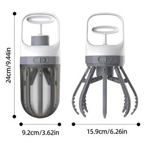 Strumento per la Pulizia degli Animali Domestici, Raccoglitore Portatile per Escrementi di Cani a Sei Zampe con Sacchetti Resistenti per Rifiuti - Product Image 2