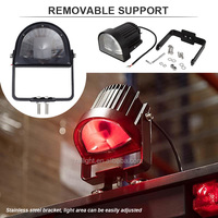 Lámpara de Seguridad LED para Montacargas, Haz en Forma de U, Luces de Punto Azul, Verde y Rojo