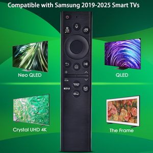 Télécommande de remplacement pour Smart <span class=keywords><strong>TV</strong></span>, compatible avec la commande vocale BN59-01385A <span class=keywords><strong>2022</strong></span>, utilisable pour la plupart des Smart <span class=keywords><strong>TV</strong></span> <span class=keywords><strong>Samsung</strong></span> 2018-2024 - Product Image 1