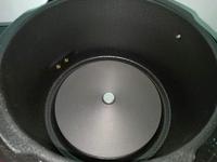 Olla arrocera de 6L, 4 pantallas LED digitales, olla con revestimiento antiadhesivo, tiempo de cocción multiusos, olla a presión eléctrica preestablecida