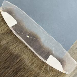 Extensions capillaires invisibles avec trame en dentelle plus fine et plus douce, clips discrets pour postiche féminin, topper <span class=keywords><strong>de</strong></span> ligne <span class=keywords><strong>de</strong></span> cheveux avec fil halo - Product Image 5