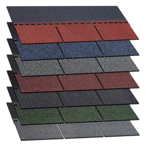 Teja Asfáltica Estándar de Una Sola Capa, Techo con Teja de Fibra de Vidrio Takko, Impermeable y Aislante Térmico, Fieltro Asfáltico para Villas - Product Image 1
