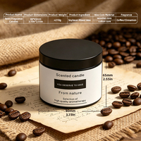 Bougie parfumée en boîte noire, style classique, en cire naturelle, pour Diwali, Pâques, mariage, anniversaire, cadeau, décoration de fête