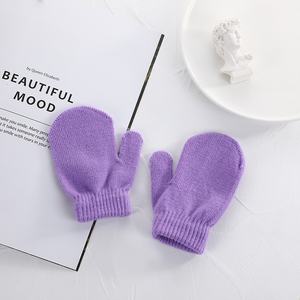 Gants d'automne hiver pour enfants de 1 à 4 ans mitaines tricotées mignonnes personnalisées mitaines chaudes douces pour la pêche en plein air décontractée - Product Image 3