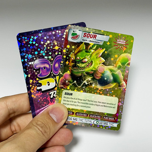 Jeu de cartes à jouer de haute qualité Holo Collection, design personnalisé, anime, sport, jeu de cartes à collectionner holographique - Product Image 2