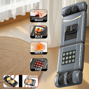 2025 Nieuwe Aankomst Shiatsu Warmte Trillingen <span class=keywords><strong>Jade</strong></span> Therapie <span class=keywords><strong>Massage</strong></span> <span class=keywords><strong>Mat</strong></span> Comfortabele Full Body & Nek Kneden Product Matras - Product Image 2