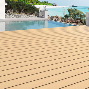 Revêtement de sol WPC solide à faible consommation avec rainures, revêtement de sol PVC co-extrudé, extérieur, anti-corrosion, imperméable pour <span class=keywords><strong>terrasse</strong></span> - Product Image 1