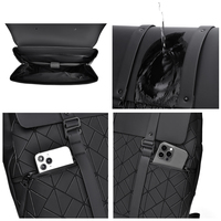 Sac à dos quotidien pour ordinateur portable, haut de gamme, décontracté, de voyage, minimaliste, pour l'école, en polyester imperméable, durable, antivol