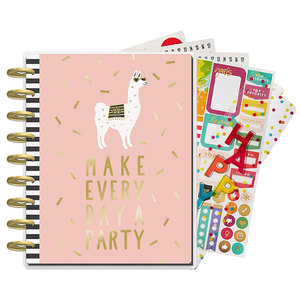 2022 Eco-friendly Day Custom Printed Metal Disc Bound Binding Happy Planner
