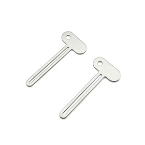 Thiết Kế Mới Hình Dạng Chìa Khóa Bạc Thép Không Gỉ Răng Dán Dispenser Kim Loại Kem Đánh Răng Dispenser Mặt Kem Ống Ép Kem Đánh Răng - Product Image 4