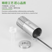 Épurateur de surface pour aquarium en acier inoxydable, cylindrique, durable, USB, 621 ml, réglable, éliminateur de film gras, ultra silencieux, économe en énergie