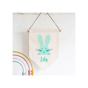 ธงผ้าใบแคนวาสขนาด 25x30 ซม. สำหรับเทศกาลอีสเตอร์ ปี 2024 รับผลิตตามสั่ง ขายส่ง คุณภาพสูง พร้อมเสาธงไฟเบอร์กลาส ออกแบบโลโก้ใหม่ - Product Image 2