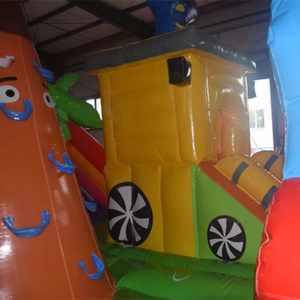 Château gonflable géant personnalisé avec toboggan intégré, maison de saut en PVC <span class=keywords><strong>pour</strong></span> événements et locations de fêtes <span class=keywords><strong>pour</strong></span> enfants - Product Image 4