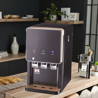 Système de purification d'eau électrique chaude et froide aux designs modernes, distributeur d'eau à osmose inverse avec filtre UV pour usage domestique
