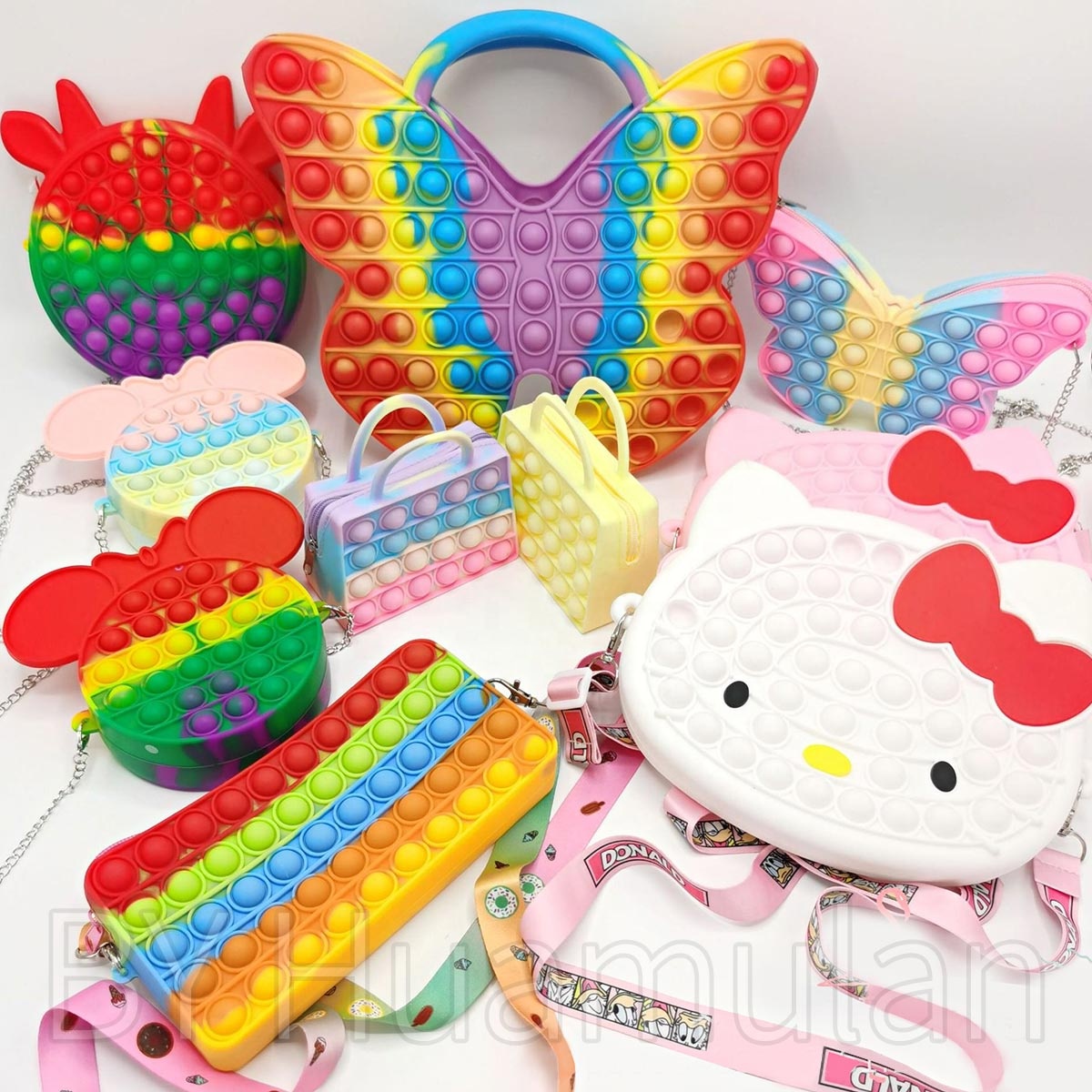 Симпатичная сумка-кошелек, сумочки, Микки, Минни Маус, Бабочка, пчела, мини-сумка, игрушка для детей