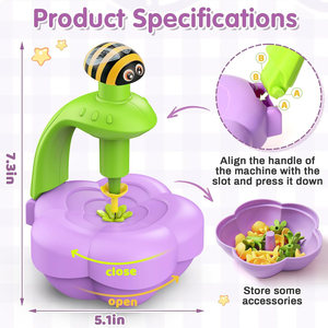 Kit <span class=keywords><strong>d</strong></span>'activités artistiques et créatives DIY pour enfants, jouets éducatifs préscolaires, jouets <span class=keywords><strong>de</strong></span> bouquets <span class=keywords><strong>de</strong></span> fleurs en tissu avec musique et lumière - Product Image 6