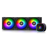 Refroidisseur de processeur liquide Thermalright Frozen Horizon 360 V2 BLACK ARGB avec trois ventilateurs PWM 1850RPM pour LGA1700 AM5