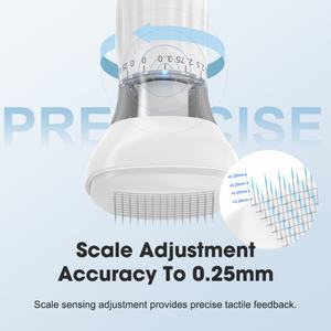 Nouvel applicateur de sérum capillaire EMS en plastique à 140 aiguilles, réglable de 0 à 3,0 mm de longueur, pour le cuir chevelu et le visage, avec flacon de sérum - Product Image 6