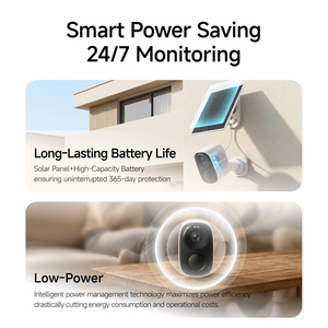 กล้องวงจรปิด Okam Pro รุ่น CB54Q ความละเอียด 4MP รองรับ <span class=keywords><strong>WIFI</strong></span> 2.4G&5G  ระบบโซลาร์เซลล์  สำหรับบ้านอัจฉริยะ  บันทึกภาพบน Cloud และ SD  พร้อมแบตเตอรี่ในตัว - Product Image 4