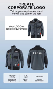 Conjunto <span class=keywords><strong>de</strong></span> Ropa <span class=keywords><strong>de</strong></span> Trabajo <span class=keywords><strong>de</strong></span> Lona para Hombre, Transpirable, Impermeable, con Múltiples Bolsillos, Chaqueta y Pantalones <span class=keywords><strong>de</strong></span> Trabajo, Impresión Personalizada, Venta al Por Mayor - Product Image 5