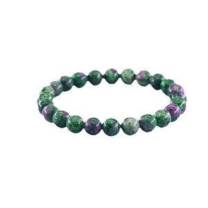 Bracelet extensible unisexe en <span class=keywords><strong>pierre</strong></span> naturelle d'<span class=keywords><strong>apatite</strong></span> verte, bijou de protection et de guérison, vente en gros - Product Image 5