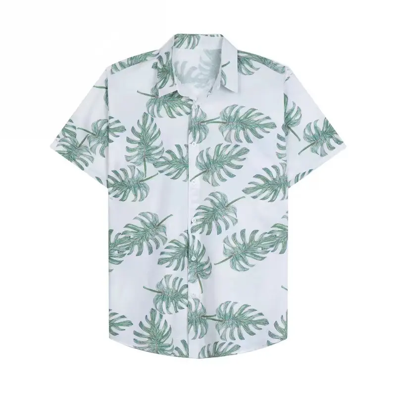 Custom Allover Printed Hawaiian Style Shirt Men's Shirt Casual Printed Hawaiian Partywear Men's Button Down Shirt