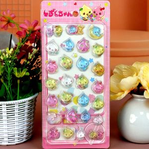 Nouveaux autocollants en relief en époxy cristal solide japonais 3D stéréo, 8 types, dessins animés pour enfants, Tamagotchis, autocollants vintage en forme de goutte d'eau - Product Image 4